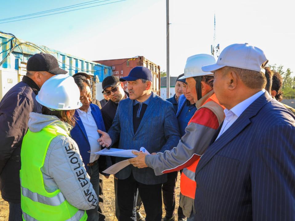 Нұржан Нұржігітов Мойынқұм ауданындағы бірқатар нысандардың жұмысымен танысты