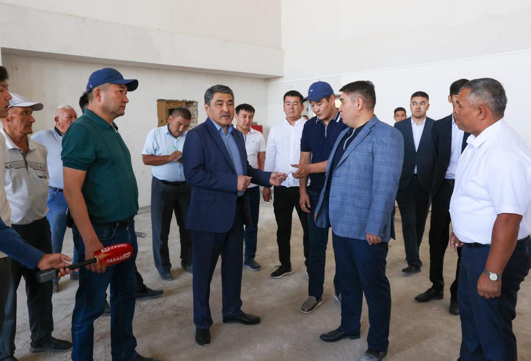 Нұржан Нұржігітов Шу ауданындағы бірқатар нысандардың жұмысымен танысты