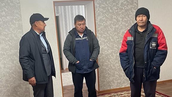 Қарақияда алты отбасыға пәтер кілті табысталды