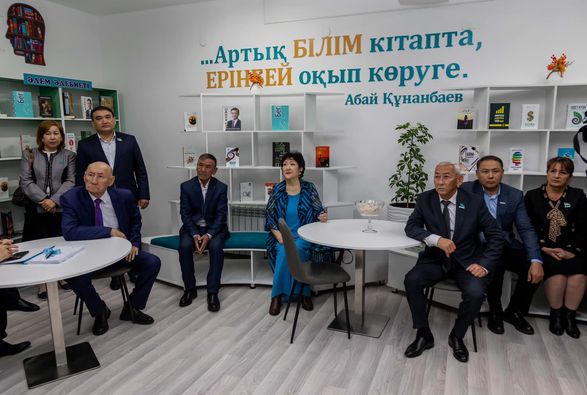 Байзақ ауданында алғаш рет Республика деңгейіндегі «Кітап-Amanat» кітап орталығы ашылды