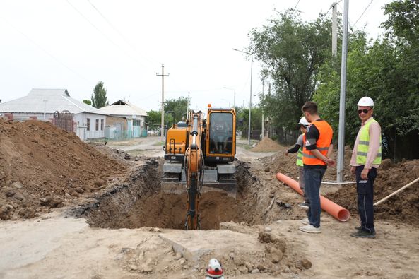 ТҮРКІСТАН ОБЛЫСЫНЫҢ ОРТАЛЫҒЫН КӘРІЗ ЖҮЙЕСІМЕН ҚАМТУ КӨРСЕТКІШІ 50%-ҒА ЖЕТТІ 