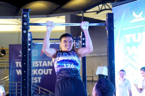 ТҮРКІСТАНДА АЛҒАШ РЕТ БЕЛТЕМІРГЕ ТАРТЫЛУДАН «TURKISTAN WORKOUT FEST»  САЙЫСЫ ӨТТІ