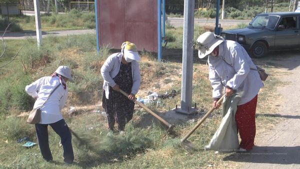 «ТАЗА ҚАЗАҚСТАН»: ЖЕТІСАЙДА 500-ГЕ ЖУЫҚ АДАМ ТАЗАЛЫҚ АКЦИЯСЫНА ҚАТЫСТЫ