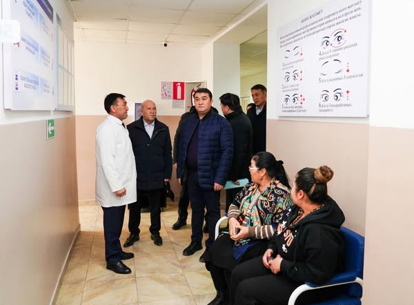 НҰРАЛХАН КӨШЕРОВ САУРАН АУДАНДЫҚ ЕМХАНАСЫНЫҢ ЖҰМЫСЫМЕН ТАНЫСЫП, ДӘРІГЕРЛЕРМЕН КЕЗДЕСТІ