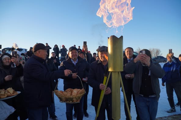 БӘЙДІБЕК АУДАНЫНДА ТӨРТ АУЫЛҒА ТАБИҒИ ГАЗ БЕРІЛДІ