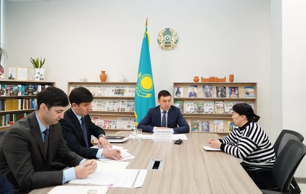 ТҮРКІСТАН: АППАРАТ БАСШЫСЫ ЖЕКЕ ҚАБЫЛДАУ ӨТКІЗДІ