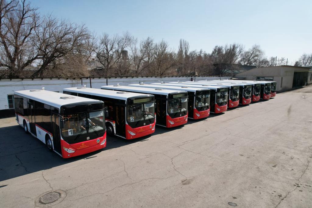 ТАРАЗҒА ЖАҢА 10 АВТОБУС АЛЫНДЫ