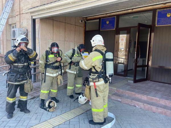 Мойынқұм ауданында өрт-тактикалық оқу-жаттығу өткізілді