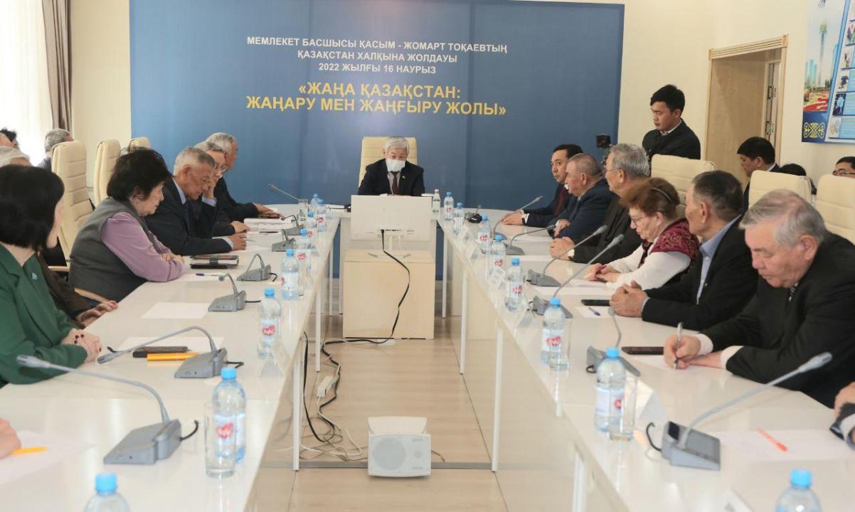 Бердібек Сапарбаев ардагерлермен кездесті