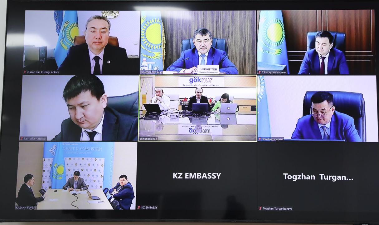 Жамбыл облысында түрік инвесторлары жеміс-жидек өндіру және қайта өңдеу жобасын жүзеге асыруда  