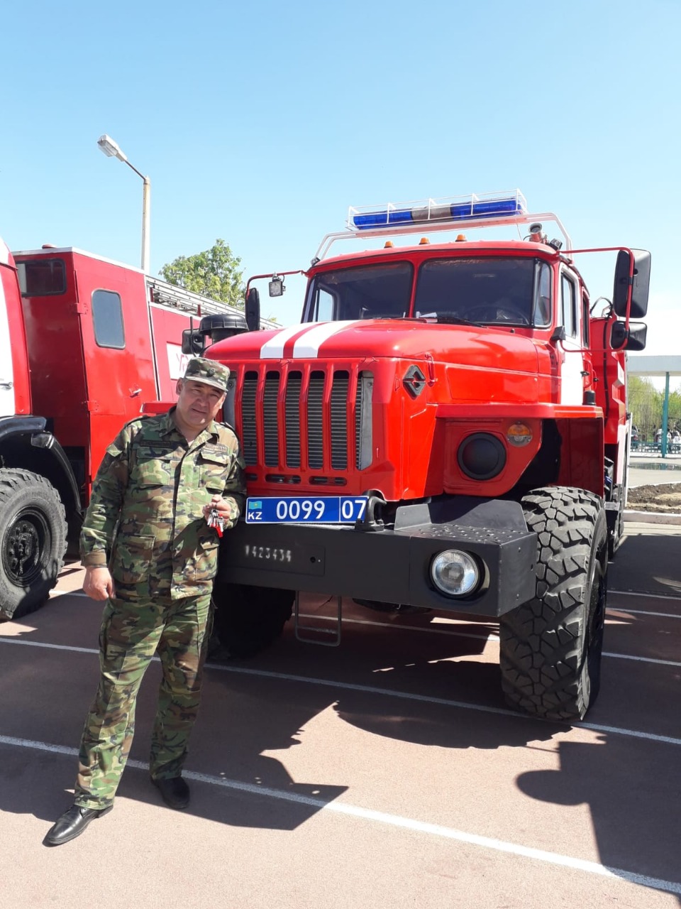 Өрт сөндіру саласының майталманы